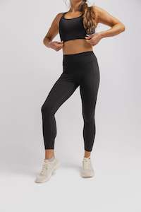 Bra Tights: One High-Waisted 7/8 Leggings with Pockets