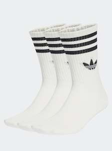 3-Stripes Crew Socks 3 Pairs