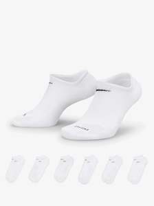 Socks: Training No-Show Socks (6 Pairs)