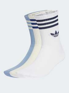 3-Stripes Crew Socks 3 Pairs