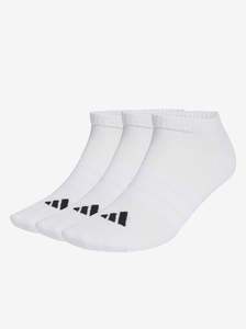 Adidas Performance: Cushioned Essentials Low Cut Socks 3 Pair Pack Unisex