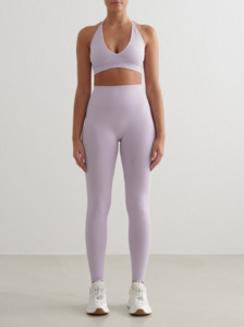 Aimn: Pale Lavender Shape Seamless Cross Back Bra