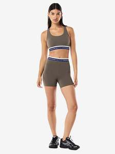 P E Nation: Avant 5" Bike Short in Major Brown