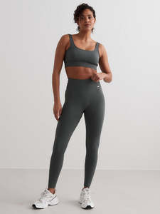 Aimn Sale: Sage Ribbed Seamless Tights