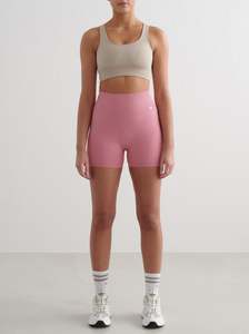 Ribbed Midi Biker Shorts