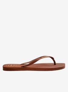 Footwear: Slim Square Logo Pop-Up Flip Flops Womens