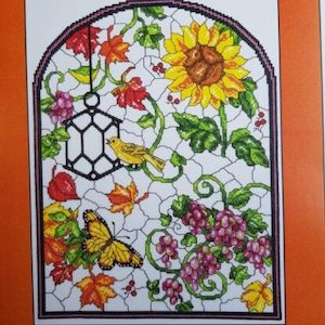 Autumn Stained Glass pattern