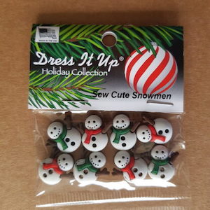 Products: Snowman cute Buttons