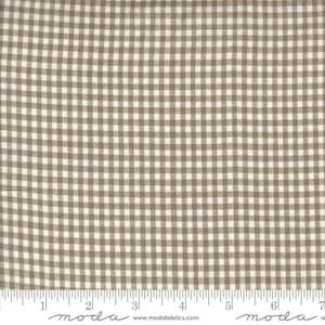 French General Woven Ginghams Stone Pearl ¼" Check