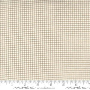 French General Woven Ginghams Roche Pearl 3/16" Check