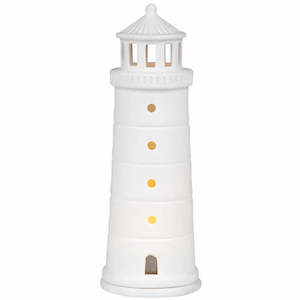 Porcelain Beyond the Sea Lighthouse Tealight Large
