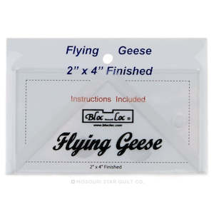 Bloc Loc Rulers: Bloc Loc Flying Geese 2" x 4" Ruler