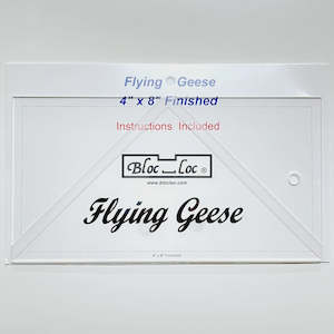 Bloc Loc Rulers: Bloc Loc Flying Geese 4" x 8" Ruler