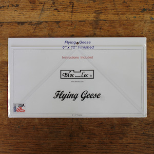 Bloc Loc Rulers: Bloc Loc Flying Geese 6" x 12" Ruler