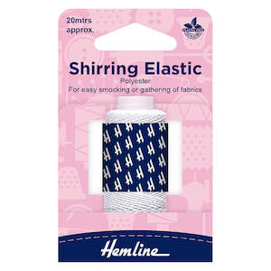 Shirring Elastic White (20 metres)