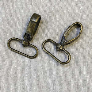 Antique Bronze Swivel Lobster Clasp 38mm (1.5")