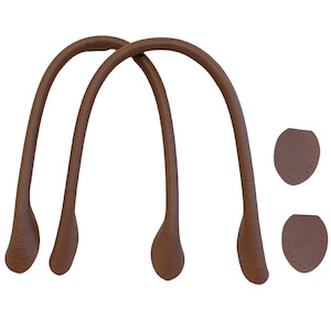 Inazuma Vegan Leather Bag Handles 48cm Brown & Thread