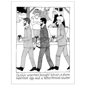 Cecily: Three Wise Men - Cecily Tea Towel
