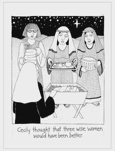 Cecily: Three Wise Women Cecily Tea Towel