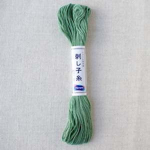 Sashiko Threads: Olympus Sashiko Cotton Thread 7 Green