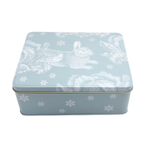 Tins: Thornback & Peel Winter Rabbit Rectangular Tin