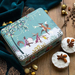 Tins: Sara Miller Woodland Tales Rectangular Tin