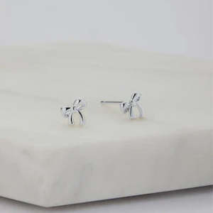 Earrings: Charlotte Stud Earring in Sterling Silver