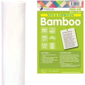Batting: Matilda's Own 100% Organic Bamboo Batting