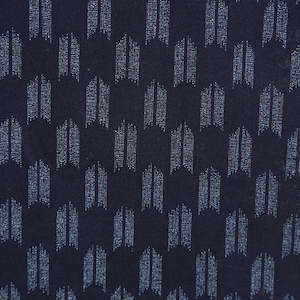 Blue Fabric: Chevrons on Indigo