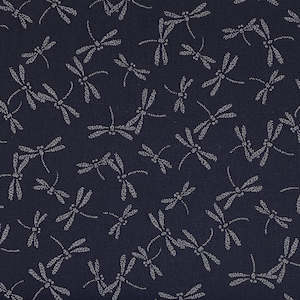 Dragonflies on Indigo