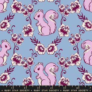 Reading Nook Fancy Squirrels in Celestial