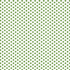 Crocodile Green Spot on White
