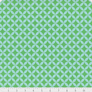 Green Fabric: Love Always AM Cathedral in Jade