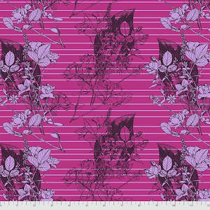 Purple Fabric: Made My Day - Rough Draft in Fuchsia