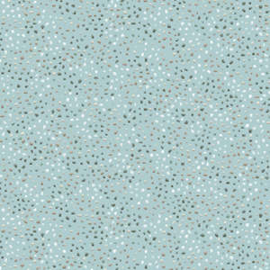 Aqua Teal Fabric: Brielle Garden Speckles in Aqua