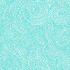 Vine Maze Aqua 108" Quilt Backer