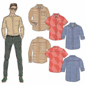 Tadah Patterns: Tadah Patterns - Men's Troop Shirt
