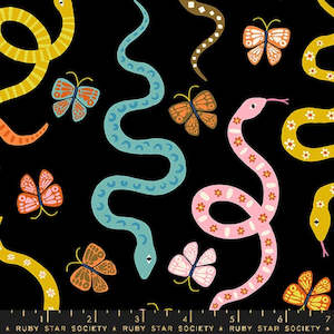 Ruby Star Society: Ooh Lucky Lucky Garden Snakes in Black
