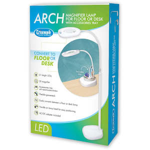 Arch Led Magnifier Floor or Table Lamp
