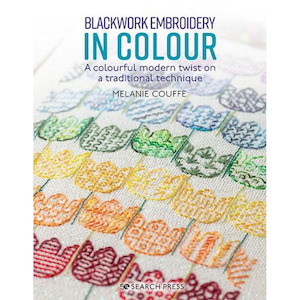 Blackwork Embroidery in Colour by Melanie Couffe