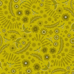 Sun Prints 2022 Meadow in Chartreuse
