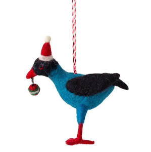 Christmas Trees And Decorations: Pukeko Christmas Decoration