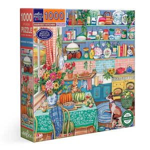 Jigsaw Puzzles: Eeboo Harvest Kitchen 1000pc Puzzle