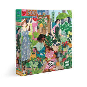 Eeboo Rooftop Garden 500pc Puzzle