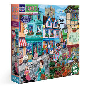 Eeboo Village by The Sea 1000pc Puzzle