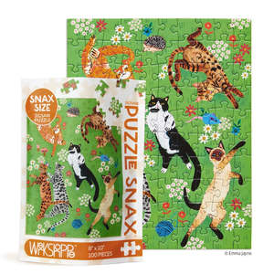 Werkshoppe Cat Nap 100 pc Puzzle Snax
