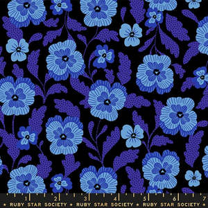 Hello Alice Violets in Black