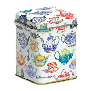 Teapot and Teacup 100gm Tea Caddy Tin