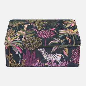 Sara Miller Palm Garden Animals Rectangular Tin