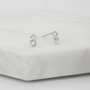 Grace Stud Earring in Sterling Silver